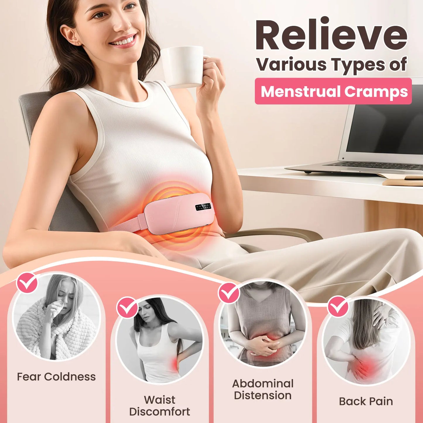 ComfortWave™ Menstrual Heating Massager Belt™
