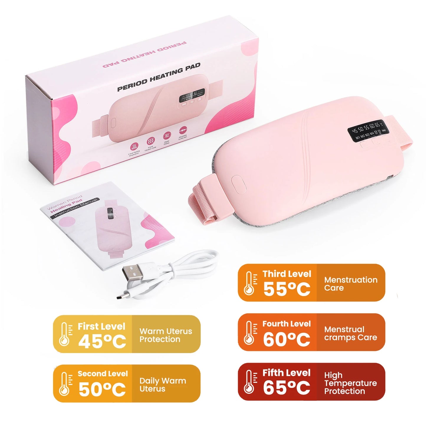 ComfortWave™ Menstrual Heating Massager Belt™